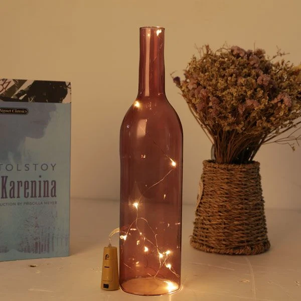 Fairy Light with Battery Operated Bottle Cork for Home Decoration