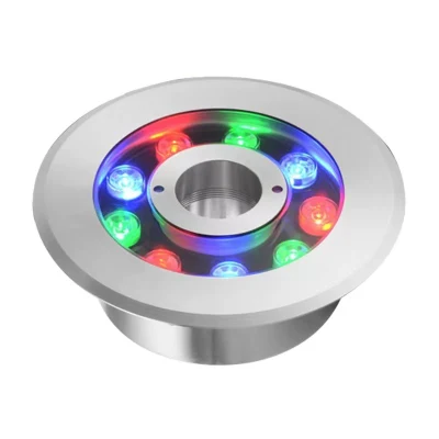 RGB9w 12W Round Indoor Floating Pool Water Pool LED Submersible Fountain Ring Light