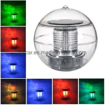 Lampes flottantes à LED à énergie solaire Globe flottant multicolore à changement de couleur Lanterne de fête pour baignoire de piscine