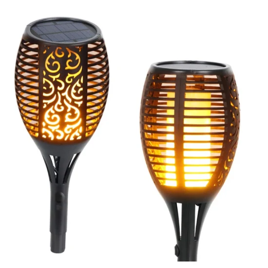 LED solaire vacillante flamme torche lumières paysage extérieur cour jardin décoration lampe balcon danse fête lumières